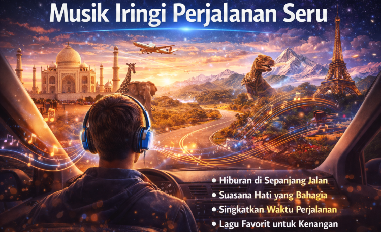 Musik Iringi Perjalanan Seru