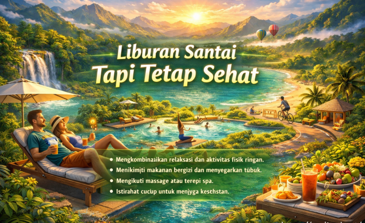 Liburan Santai Tapi Tetap Sehat