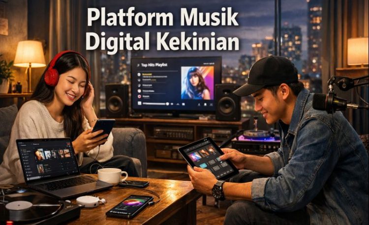 Platform Musik Digital Kekinian